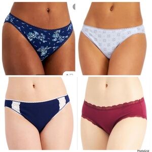Lot of 4 Jenni and charter club XXL panties NWT